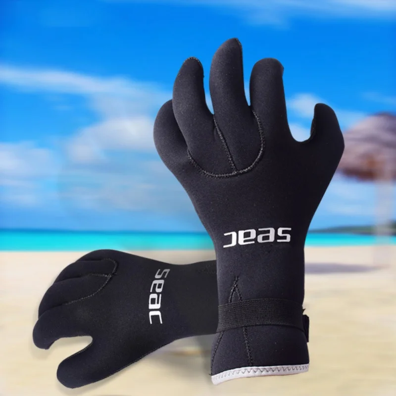 

Profession Anti-slip Diving Gloves New Snorkelling Accessories Black Anti-Cold Gloves For Diving Lovers Underwater Hunting Tools