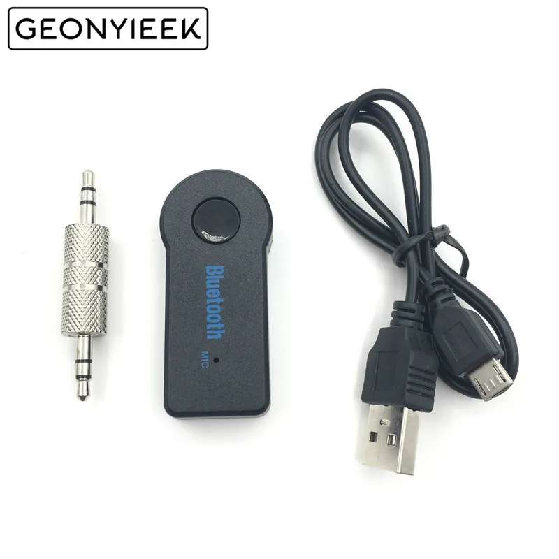 Беспроводной адаптер Bluetooth приемник V4.1 аудио AUX 3 5 мм музыка автомобильный
