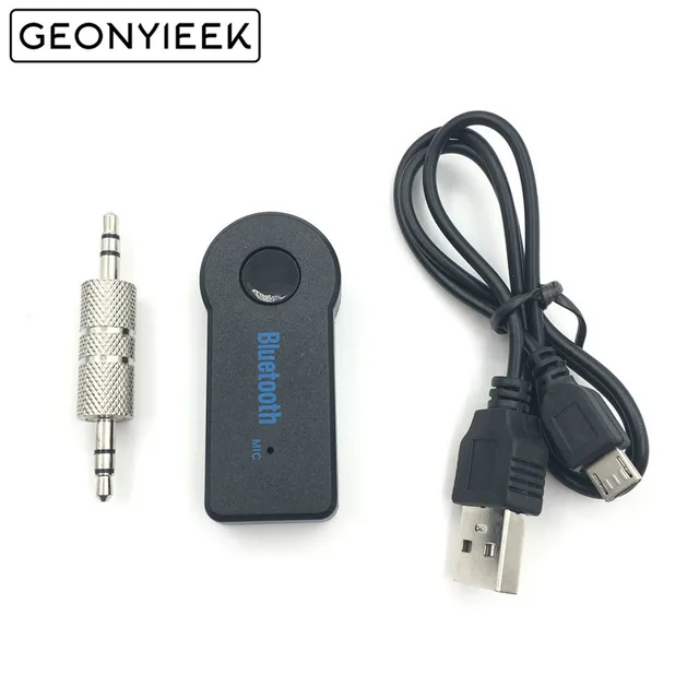 Wireless Bluetooth Receiver Transmitter Adapter 3.5mm Jack For Car
