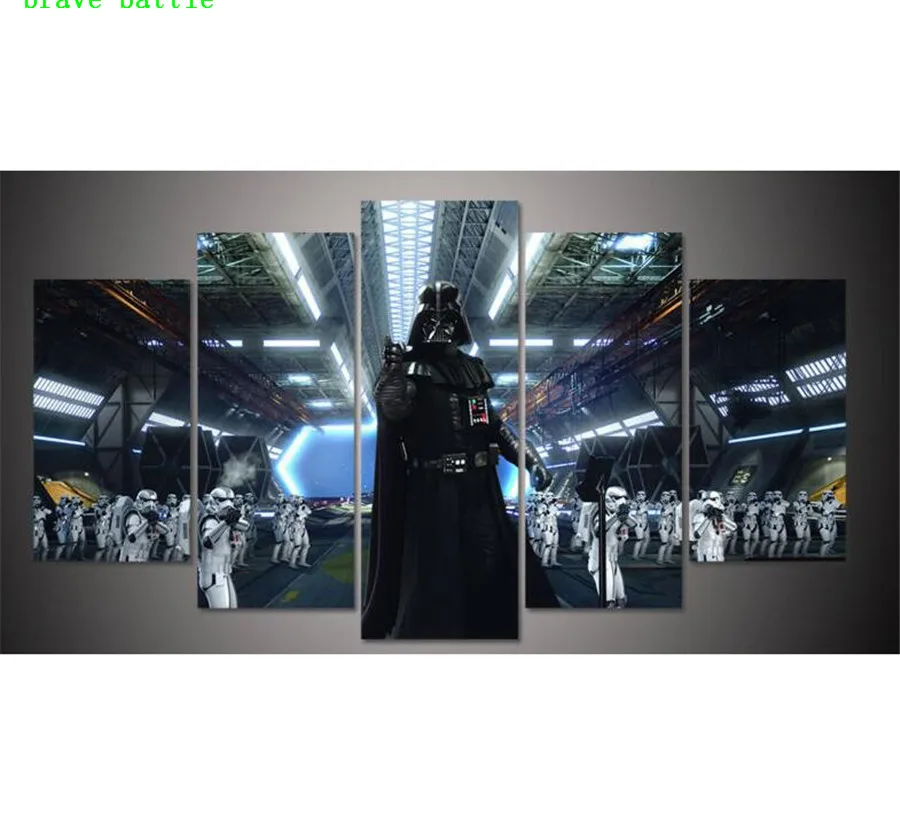 Stormtroopers Звездные войны Дарт Вейдер 5 шт. холст картина печать гостиная домашний
