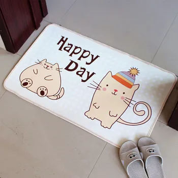 

Living Room Door Entry Mat Kitchen Rugs Bathroom Antiskid Door Mat Cartoon Children's Bedroom Carpet Bathroom Floor Mat Set Rugs
