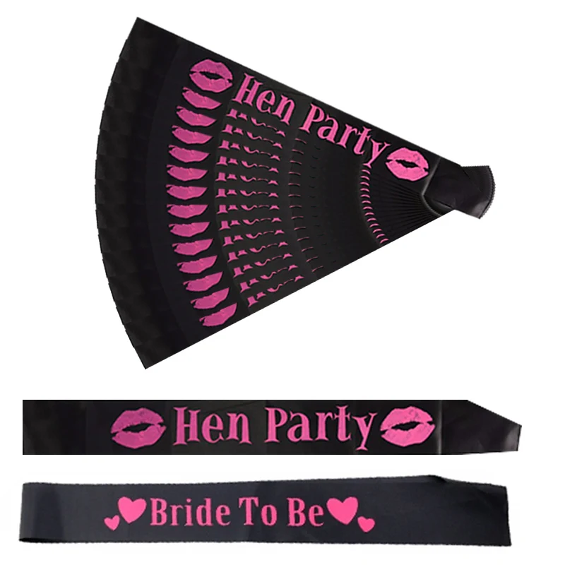 13 Pcs Lot Hot Hitam Bride To Be Sash Hen Partai Sash Dengan Bibir Persediaan Bachelorette Party Pengiriman Gadis Malam Bride To Be Bride To Be Sashbride To Be Party Aliexpress