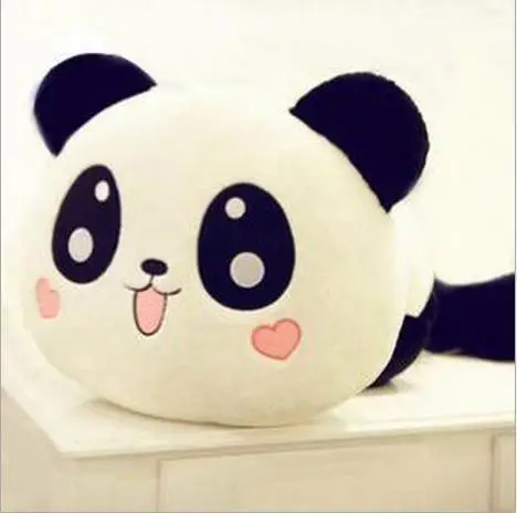 20cm 7 1 kawaii panda tummy sleeping time plush toy cute big eyes