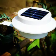 3 светодиодный s водонепроницаемый светильник с солнечной батареей открытый сад газон вилла ограждающее украшение Солнечная лампа солнечная энергия светодиодный светильник горячая распродажа