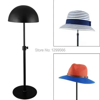 

Classic Black metal adjustable hat display stand/cup display holder rack