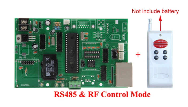 Основные Управление Card 12 V RS485+ RF газа цен на нефть светодиодный Дисплей Управление доска Применение для всех Размеры светодиодный цифровой номер модуля