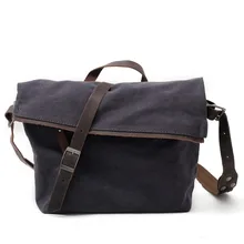 M028 Qualidade Mulheres Lona Couro de Cavalo Louco Saco Ocasional Do Vintage Sacos Crossbody Mensageiro Saco Shouder Senhoras Bolsa Feminina Menina