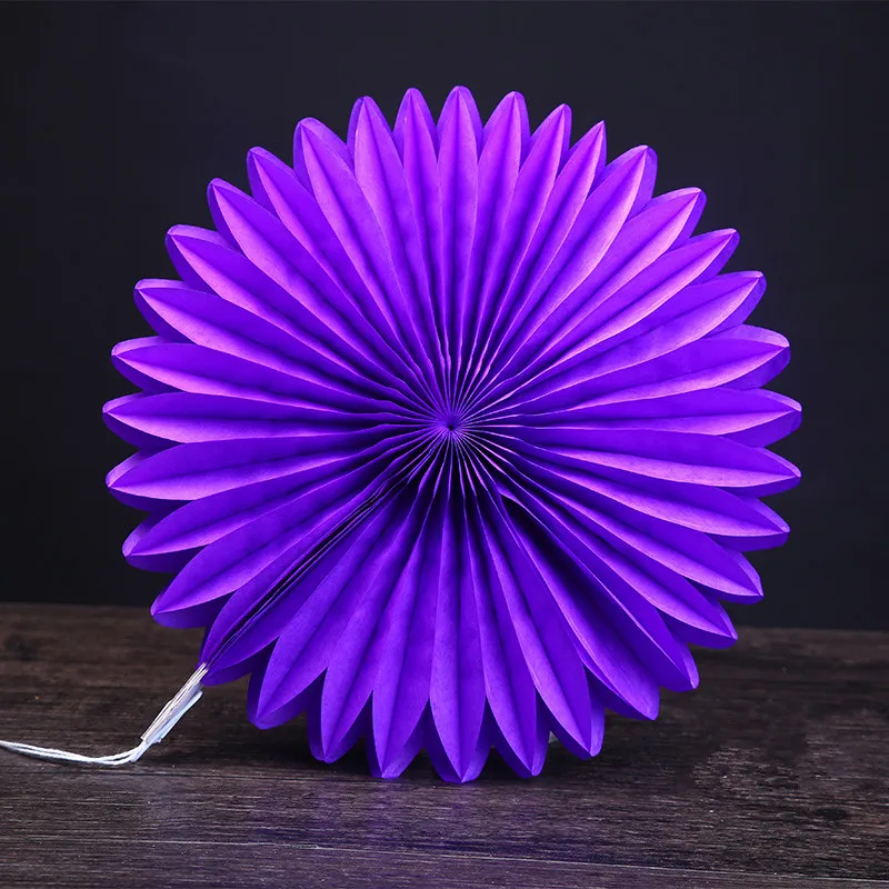 Wedding Decoration 5pcs/lot Paper Flower Origami Fan 10" 25cm Wedding Party Photocall