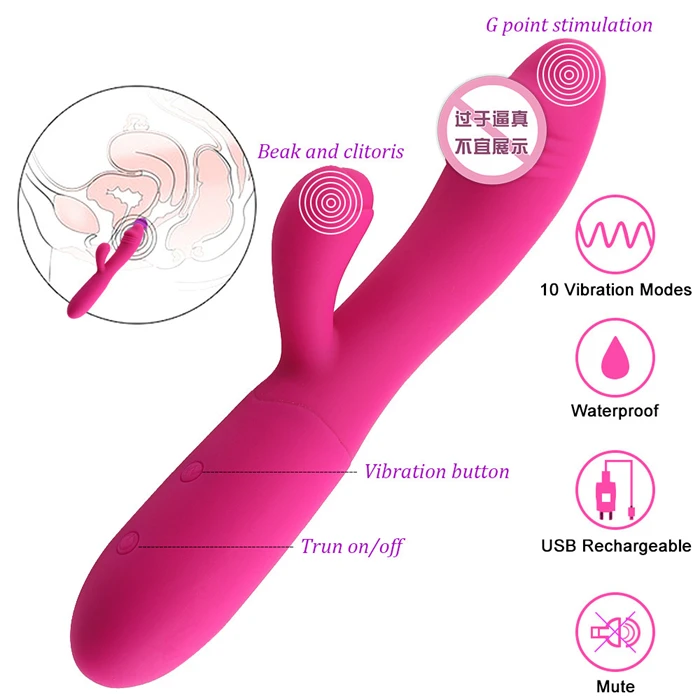 HISO 10 Speeds G spot Dildo Vibrator Dual motors Silicone Wrap up Rabbit Vibrators for Women Clitoral Stimulator vagina massager 3