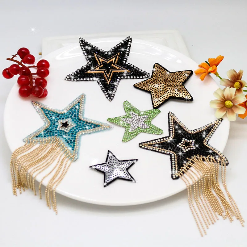 tassel star sticker for clothes 1