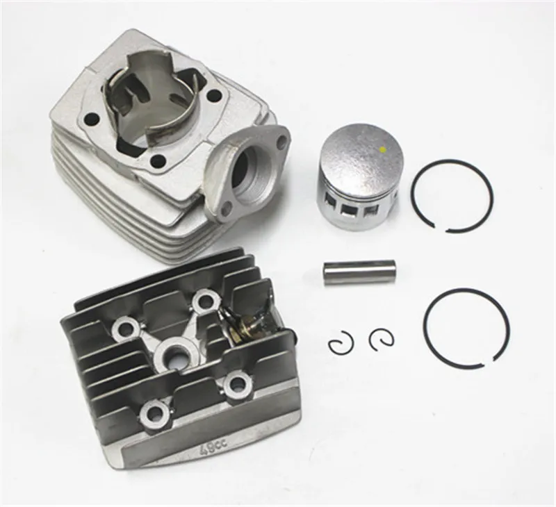 

Motorcycle Cylinder for PEUGEOT 46MM CYLINDER with 12mm pin PGT46 cylinder head