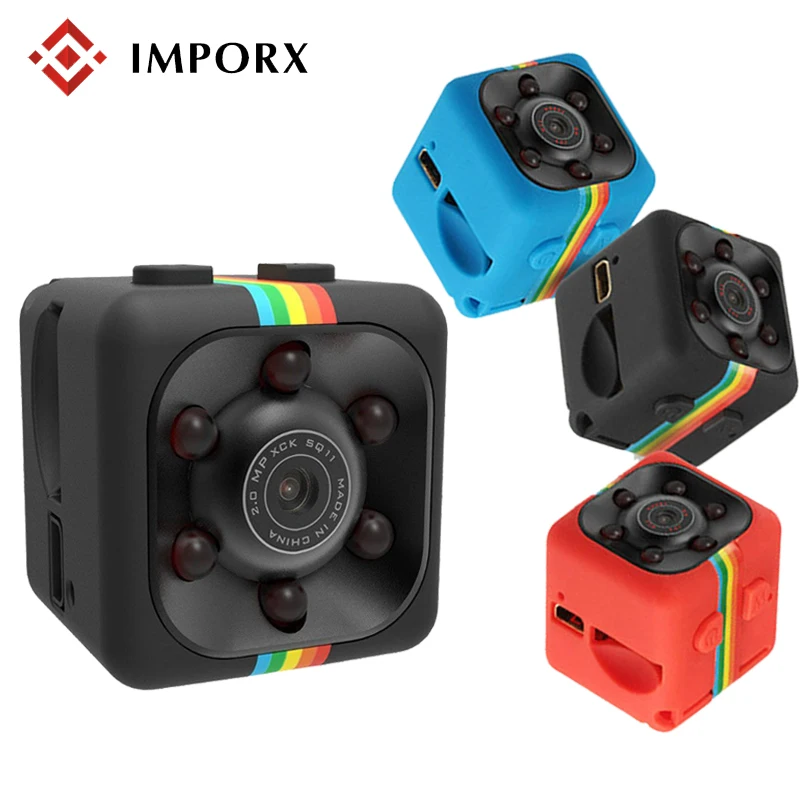 

IMPORX SQ11 Mini Camera 1080P Sensor Night Vision Camcorder Motion DVR Micro Camera Sport DV Video Small Camera Support TF Card