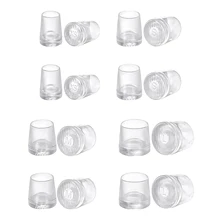 8 пар протекторов на высоком каблуке для ремонта каблуков, очень маленькие, маленькие, средние, большие, протекторы для обуви на высоком каблуке для прогулок на gra