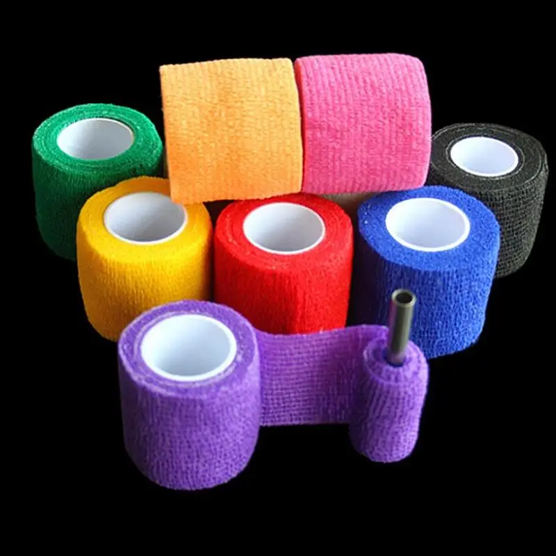 

50 pcs Disposable Self-adhesive Elastic Bandage Tattoo Accessories Tattoo GRIP COVER Wide Elbow Tattoo Power Supply 4.5 meters