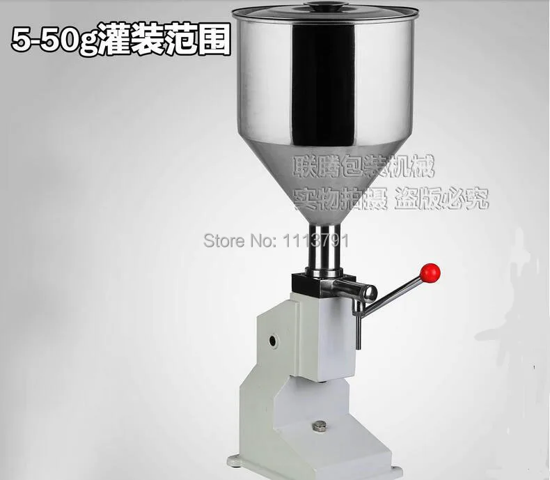 A03 type manual filling machine, hand pressure filling machine, paste
