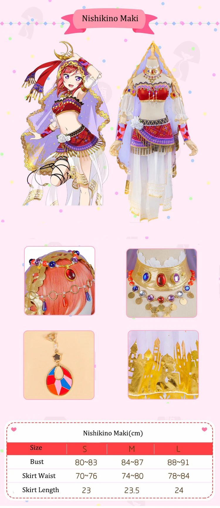 Love Live Cosplay Costumes Dancers Arousal CUSTOMIZED available for Nishikino Maki Halloween Cosplay (3)