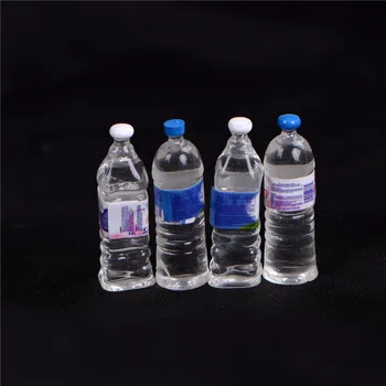 

2017 NEW Kids Gift Pretend play toys 1:6 Scale mineral water Dollhouse Miniature Toy Doll Food Kitchen living room Accessories