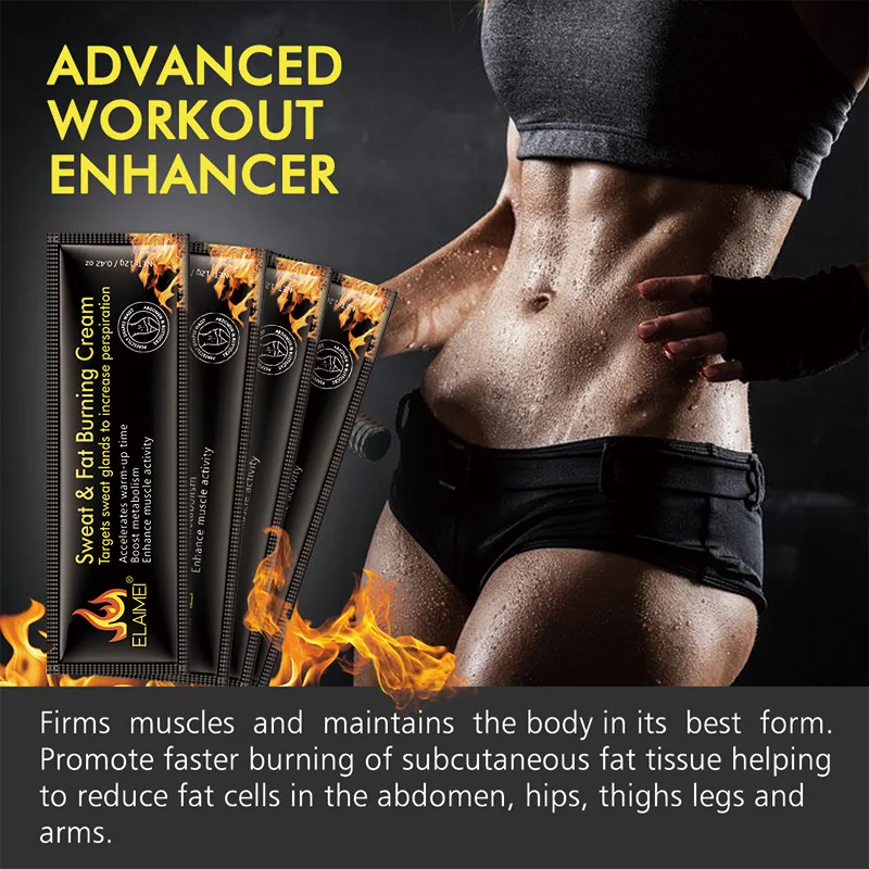 

ELAIMEI Sweat & Fat Burning Cream Fat Burning Lipolysis Fat Loss Patch Firming Abdominal Muscles Vest Line for Male and Female