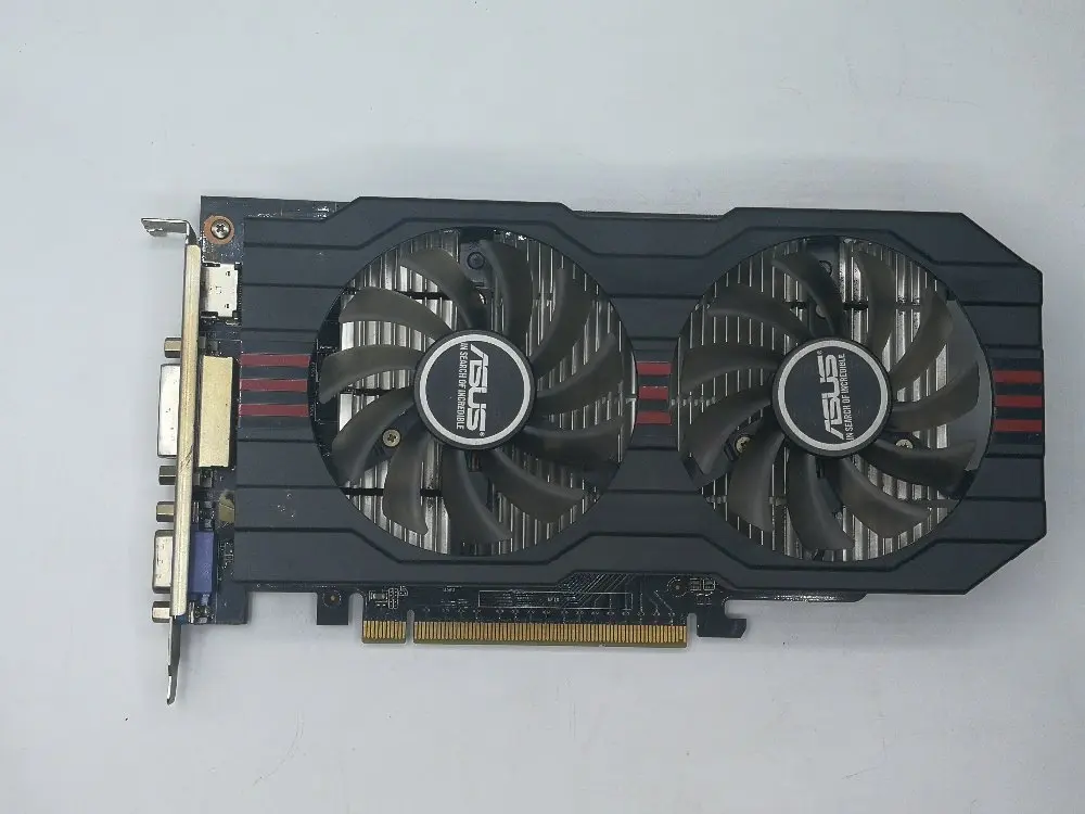 Б/у оригинальная Видеокарта ASUS GTX 750 2048 МБ/2 ГБ 128 бит GDDR5 100% Протестировано