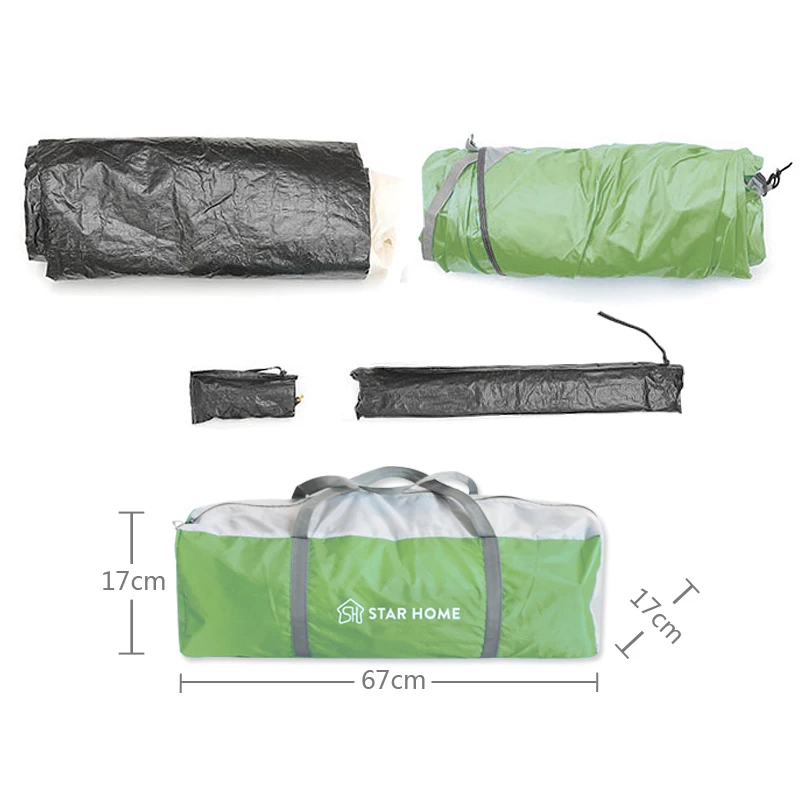 Waterproof Outdoor Beach Tent Outdoor Camping Tent 3-4 Person Double Layer Tunnel Tent Waterproof Outdoor Beach Tent Outdoor Camping Tent 3-4 Person Double Layer Tunnel Tent