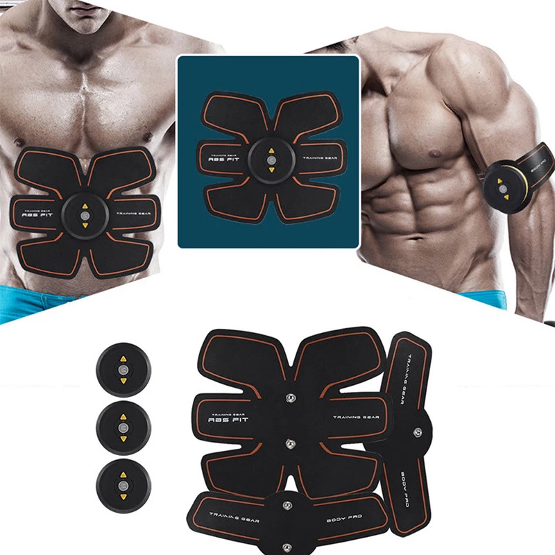 

New Smart EMS Stimulator Training Fitness Gear Muscle Abdominal Exerciser Toning Belt Battery Abs Fit Muscles Intensive Training