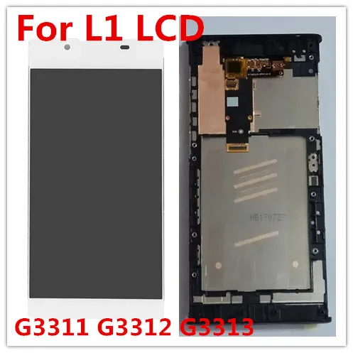 

5.5 inch LCD Display for Sony Xperia L1 G3312 touch screen Digitizer Sensor Panel Assembly G3311 G3313 Frame