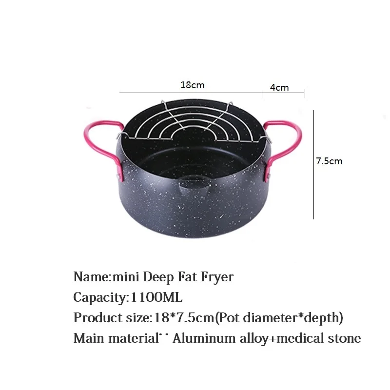 1100 мл, японская темпура, маленькая фритюрница из алюминиевого сплава, сковорода и подставка для молока, супа, кухонная посуда для газовой плиты