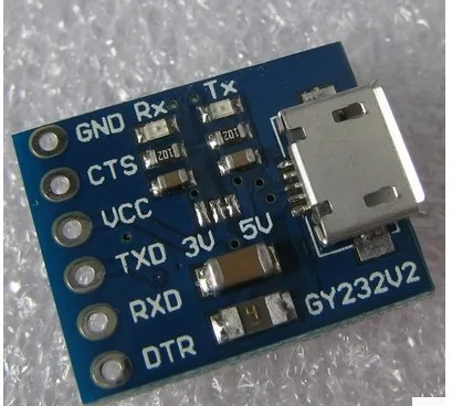 Модуль связи с USB на TTL FT232RL плата флэш памяти GY232V2 MICRO 5 шт./лот|usb to ttl|usb tousb ft232rl |
