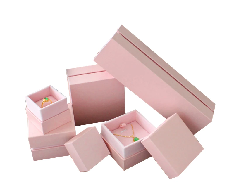 High Quality Pink Box For Jewelry Free shipping wholesale 30pcs/lot