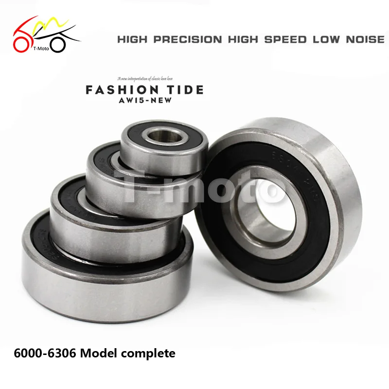 

Pit Dirt Bike Rubber Sealed Ball Bearing 6000 6001-6306 6202 RS For ATV Quad Scooter Go Kart SDG Wheel