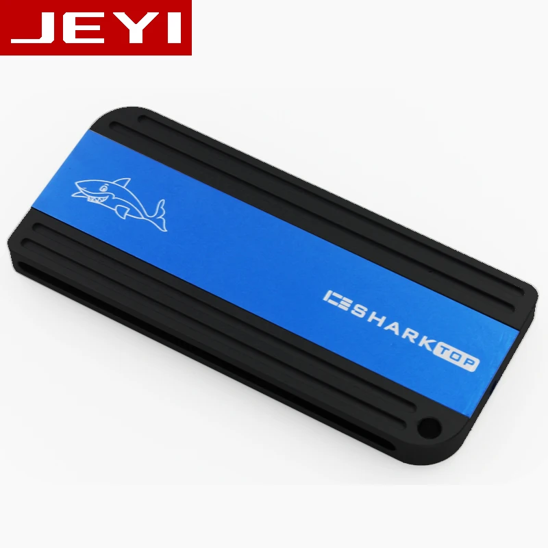  JEYI ICESHARK i9 carcasa HDD móvil caja NVME aluminio tipo C3.1 JMS583 m. 2 USB3.1 M.2 PCIE SSD U.2