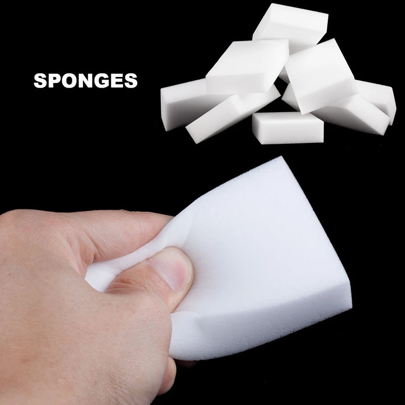 

20pcs 100*60*20mm White Melamine Sponge Magic Sponge Eraser For Kitchen Office Bathroom Clean Accessory/Dish Cleaning Nano