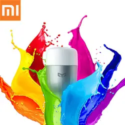 Оригинальный Xiaomi светодиодный свет RGB/красочные температура Романтический умный лампы E27 9 Вт 600 люмен приложение WI-FI удаленного Управление