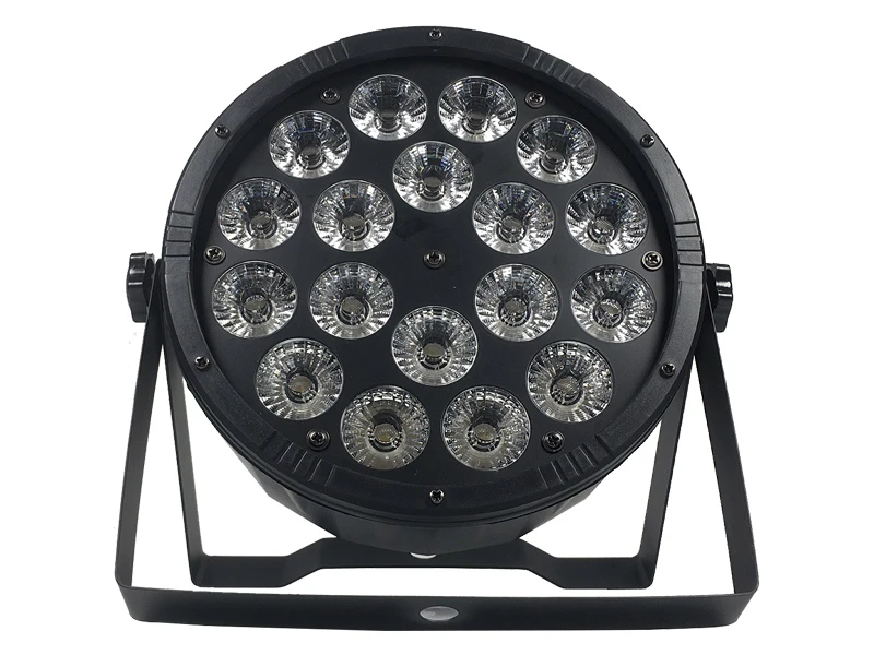 4 шт./18X12W led Par light RGBW 4in1 par flat LED PAR dmx512 disco lights профессиональный сценический dj