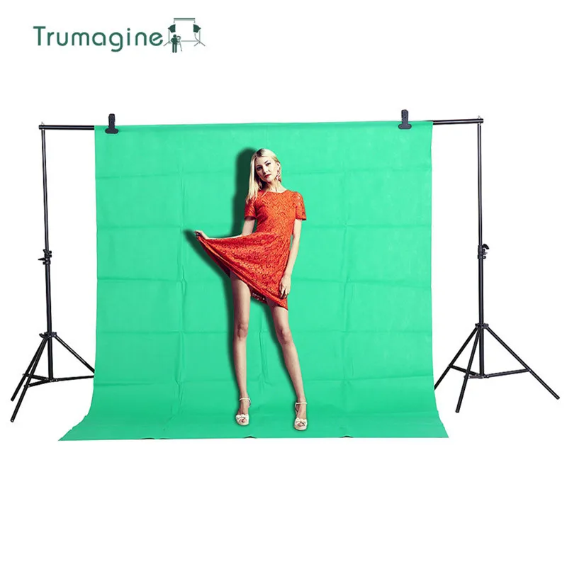 Фон для фотостудии 1 6x 3 м/5 2x9 8 фута зеленый экран Фотофон из нетканого материала