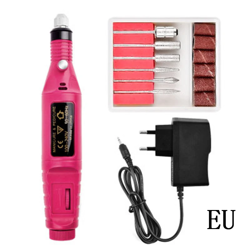 Professional Apparatus For Manicure Machine Electric Nail Drill Bits Set Cutters For Manicure Tools Nail Art Nail Drill Machine - Цвет: 2