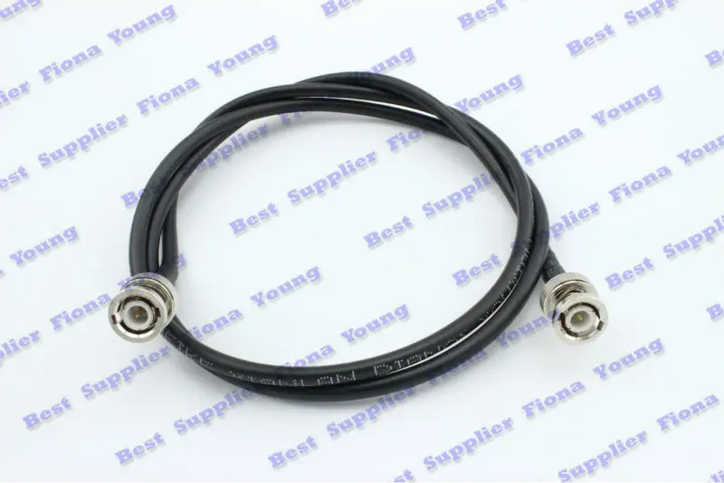 50 pcslot Good Quality RG58 Coaxial Cable Nickleplated