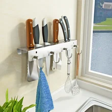 Кухонный Многофункциональный стеллаж настенный простой Пробивной инструмент 304 из нержавеющей стали WF4111145