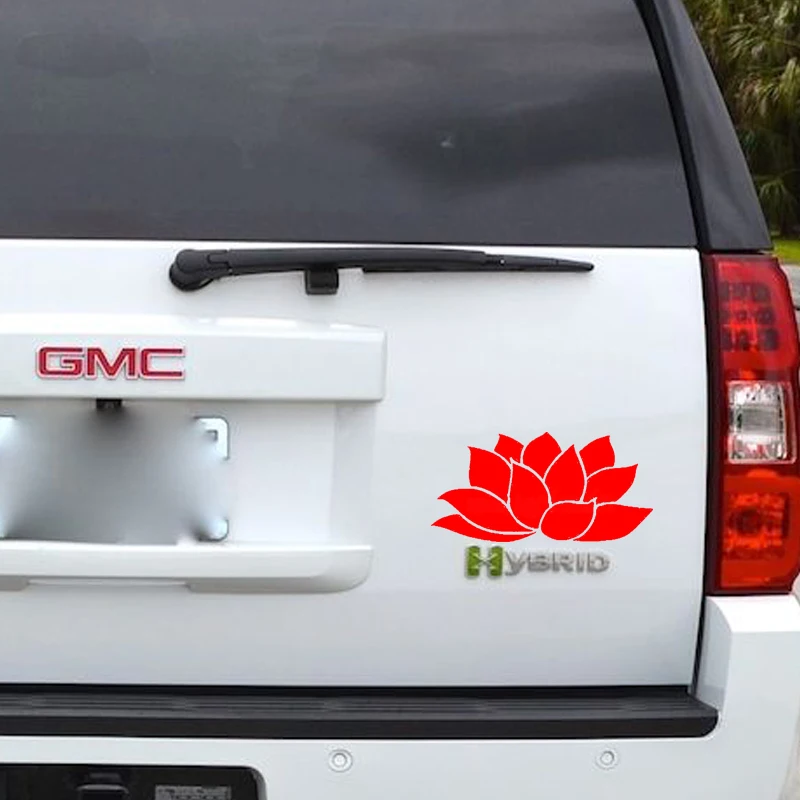Lotus Yoga Sticker Vinyl Truck Laptop Window Bumper Skateboard Wall Glass Decal