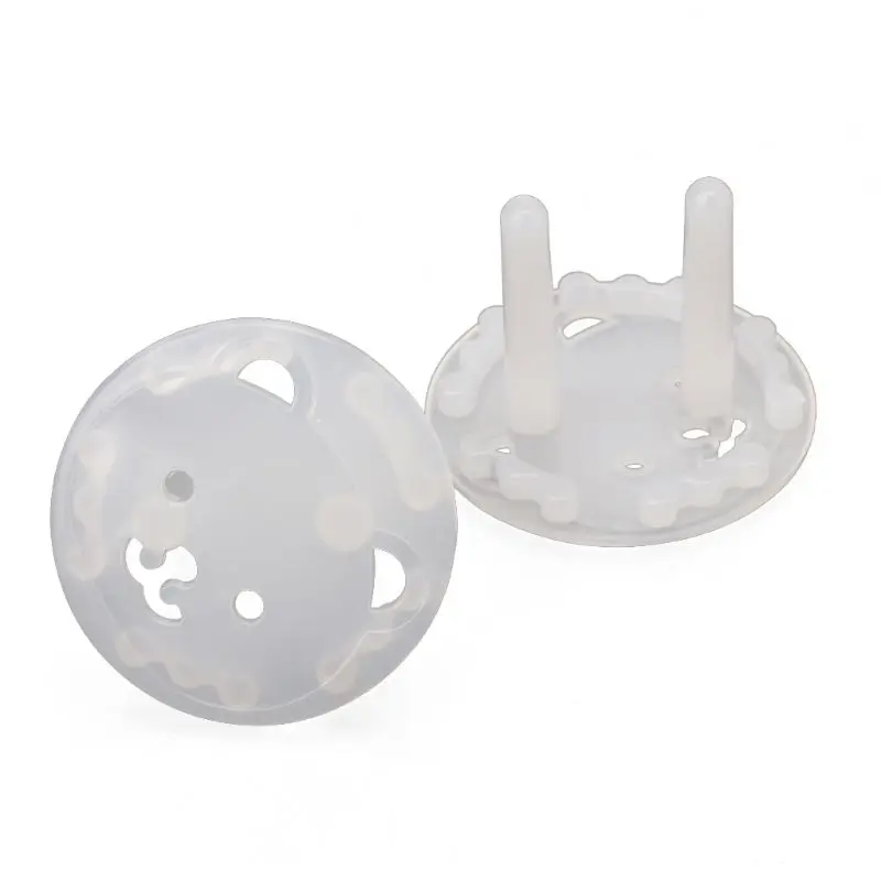 

10pcs EU Stand Power Socket Cover 2 hole Electrical Outlet Baby Child Safety Electric Shock Proof Plugs Protector Hot
