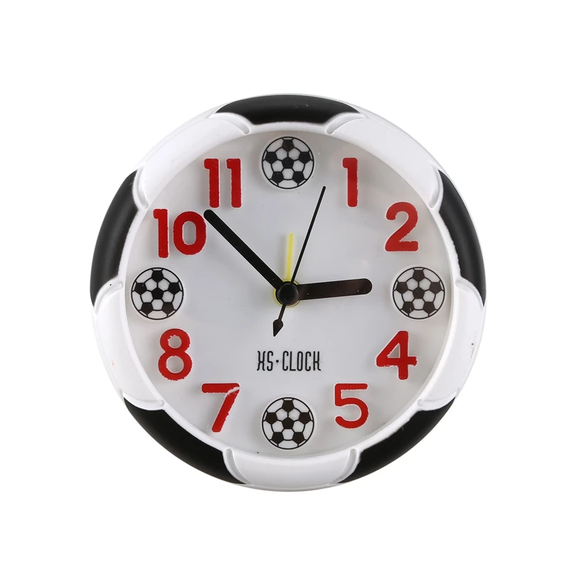 

Practical Boutique Creative Football Alarm Clock Desktop Alarm Clock Student desktop alarm clock Round alarm clock digital tab