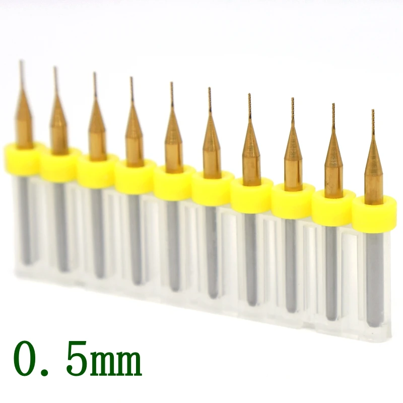 0.5mm Laser cutting machine milling cutter, CNC router bit swallow carving cutter
