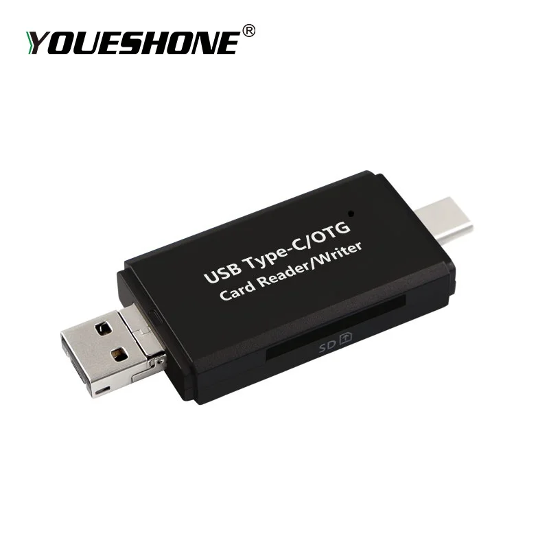 Micro SD кард-ридер высокоскоростной адаптер 3 в 1 USB/type c/otg tf адаптер usb 2,0 usb адаптер устройство для чтения Micro-SD карт