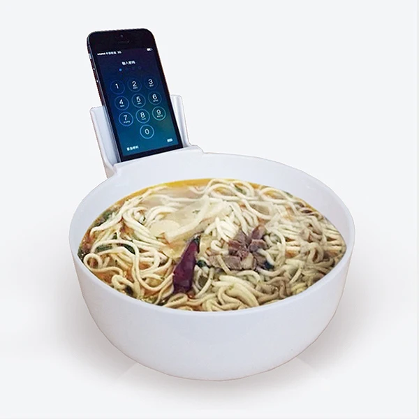 Newest High 1Pc Quality Noodle Bowl Solid Melamine Rice Bowl Can Hold