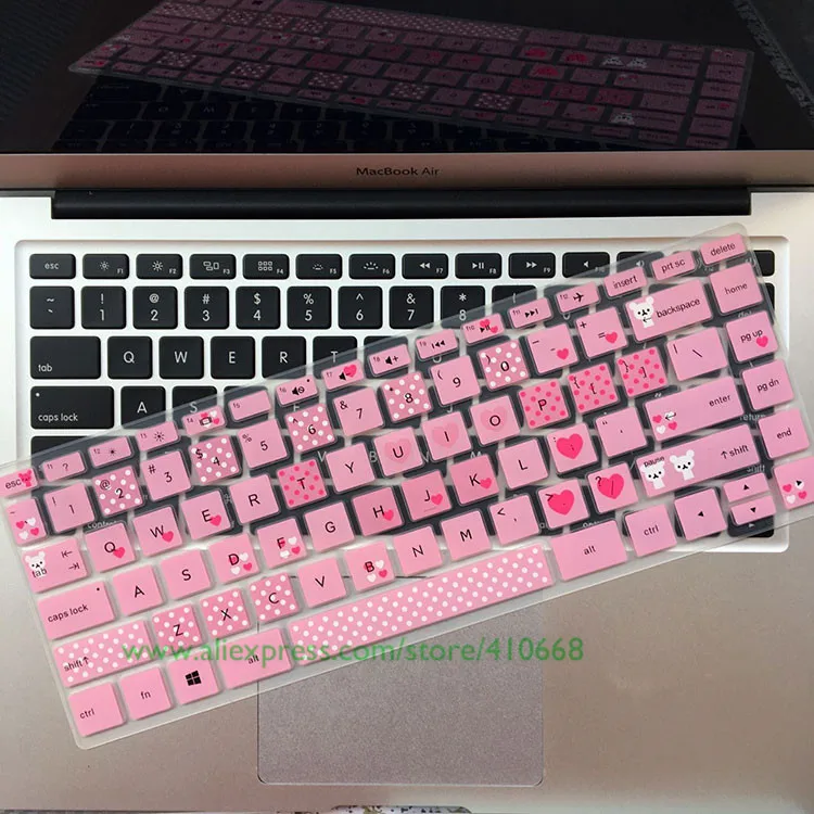Silicone Keyboard Cover Skin For 14 inch HP D7K4 