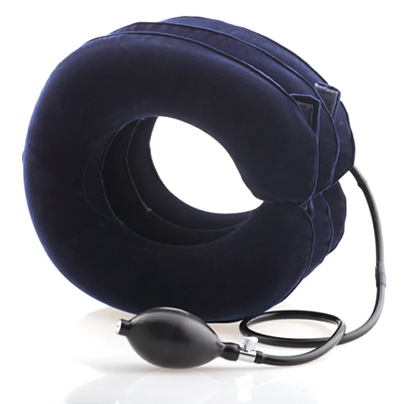 Yuwell Three Channel Air Cervical Vertebra Collar Traction Support Therapy Medical Comfort Brace Inflatable Cushion Neck Massage-2