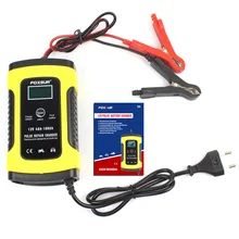 Camion Auto Moto 12 V 5A Automatico Riparazione Impulso Intelligente Con DISPLAY LCD Batteria Al Piombo AGM GEL BAGNATO Piombo del Caricatore 100-240 V