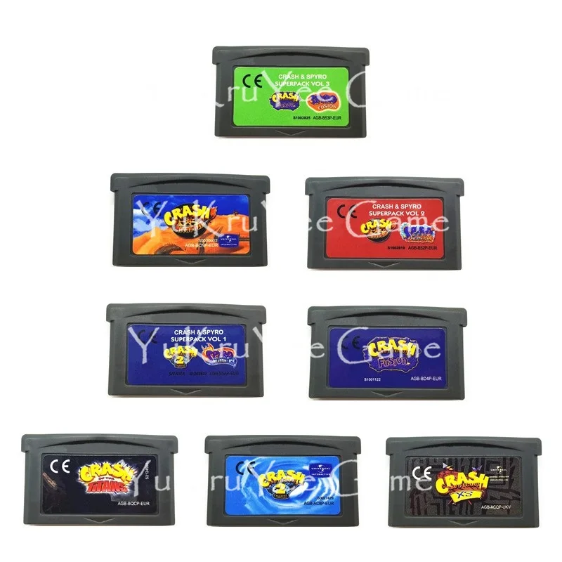 

Crash Series Video Game Memory Cartridge Card for 32 Bit Console Accessories