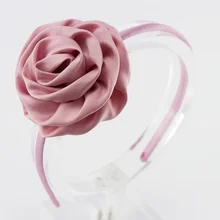 Матовый, без бретелек длиной до пола, ободок для волос с розами 24 шт./лот принадлежности для волос для девочки подарки наряд для фотосессий ручной работы цветок, повязка на голову