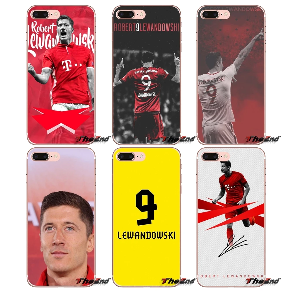 Чехлы для телефонов footballer rotor Lewandowski Samsung Galaxy S2 S3 S4 S5 MINI S6 S7 edge S8 S9 Plus Note 2 3 4 5 8 Coque Fundas |